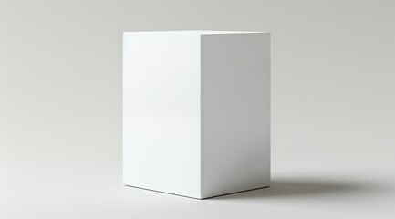 blank white box on white