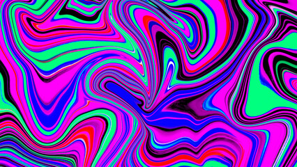 Y2K acid modern wavy psychedelic surreal background