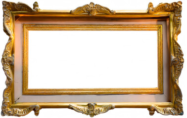 vintage frame. Generative AI.