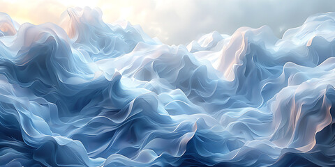 Obraz premium Cool Gray AI Canvas Awaits Inspiration