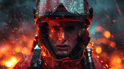 Firefighters in Action: Brave Rescue