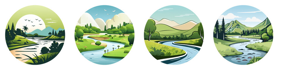 Habitat Restoration clipart collection, symbol, logos, icons isolated on transparent background