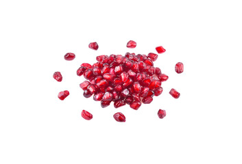 pomegranate isolated on white background