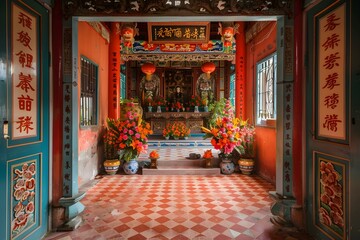 Fototapeta premium Chinese style architecture