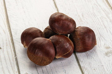 Tasty delicous brown natural Chestnut