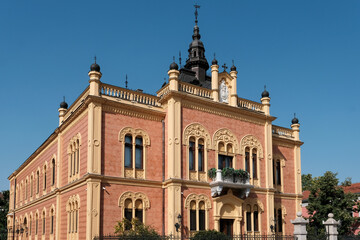 Bishop's Palace on sunny summer day. Novi Sad, Serbia.