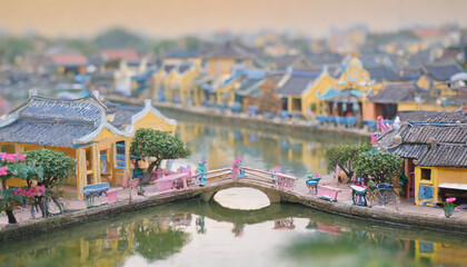 ベトナムのホイアンをイメージしたミニチュア野心