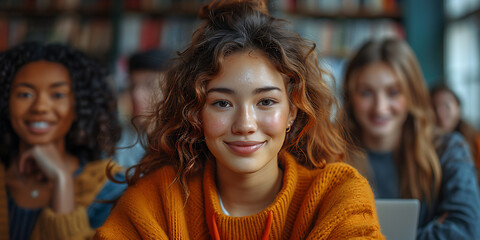 Diverse Team Collaborates in Modern Office Setting