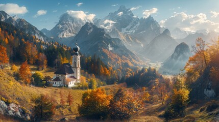 Wonderful Autumn Scenery Beautiful View