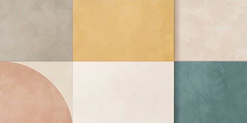 Soft and simple Morandi abstract color block background, monochromatic, minimalistic, pastel, serene, calming, tranquil