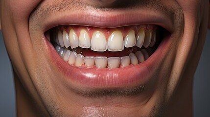 Naklejka premium smile Human Face