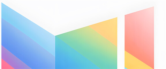 Obraz premium illustrazione con elementi geometrici a tema astratto contemporaneo