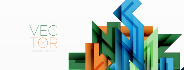 Dynamic lines geometric background. Vector Illustration For Wallpaper, Banner, Background, Card, Book Illustration, landing page