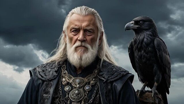 Odin, the Norse god of wisdom and war
