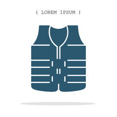 Vector symbol. Lifebuoy icon illustration. Stock vector symbol illustration design.