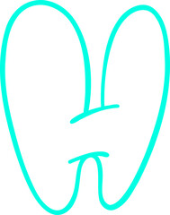 Letter H