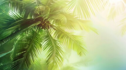 Fototapeta premium Palm tree background