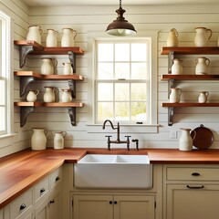 interior of kitchen