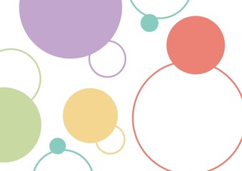 Colorful circle background 
