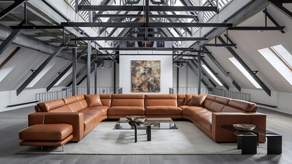 Awesome Modern Loft Living Room | Architecture Interior