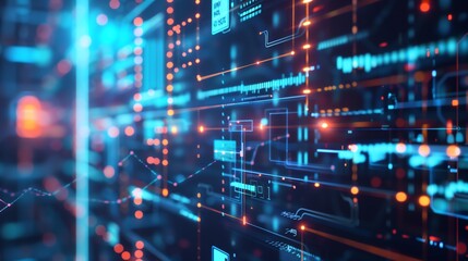 Obraz premium Solving the Data Dilemma: High-Tech Solutions for Data Integration