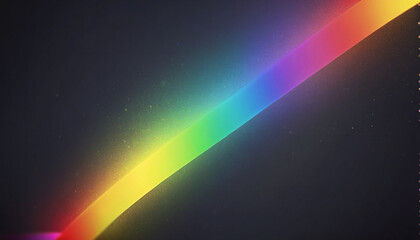 Fototapeta premium Colored abstract lines of light that visualize the refraction and the spectrum of natural light and its different wavelengths