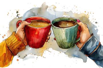 international friendship day illustration