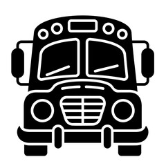 Fototapeta premium School Bus Icon