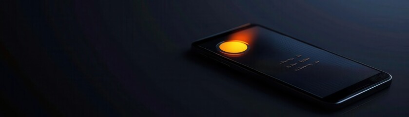 Hyper realistic simple digital wallet interface, sleek minimalist design, modern financial concept