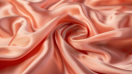 Fototapeta premium Elegantly Draped Satin Fabric with Subtle Textures and Highlights