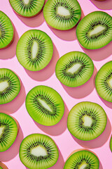Fototapeta premium pattern of kiwi