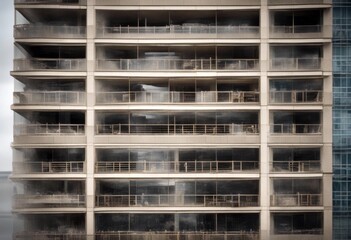 office building cross section idea interior equipment three-dimensional cut lamp view plan hall