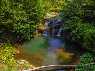 Fototapeta premium waterfall in spring
