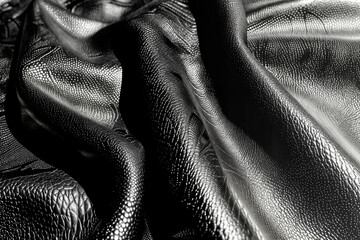 Black wavy skin as a background , black background