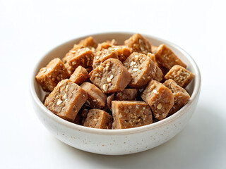 Dry dog food with cereals. Healthy food