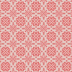 seamless pattern with snowflakes