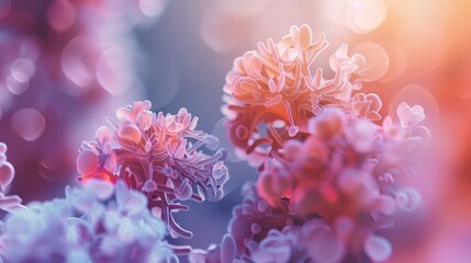 Fototapeta premium Ethereal Organic Macro Shapes - Abstract Soft Focus Backdrop