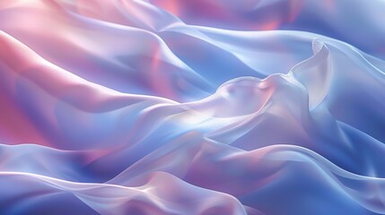 Obraz premium Serene Macro Waves: Abstract Composition of Soft Gradients and Calmness