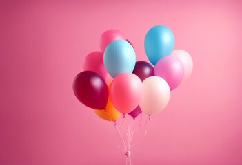 pink anniversary balloon birthday card beautiful balloons air background different