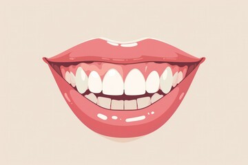 Naklejka premium Closeup of woman's mouth with white toothbrush on tongue for beauty and dental hygiene concept