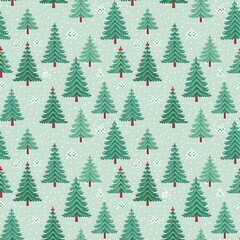 Obraz premium seamless christmas pattern