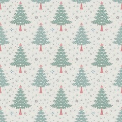 Obraz premium seamless christmas pattern