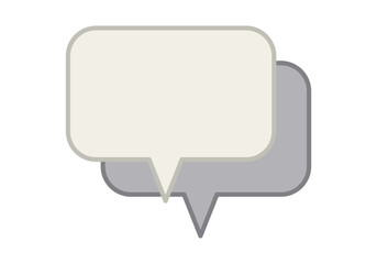 Bocadillo o burbuja blanca de hablar de comic