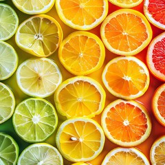 Flatlay Photography of Various Citrus