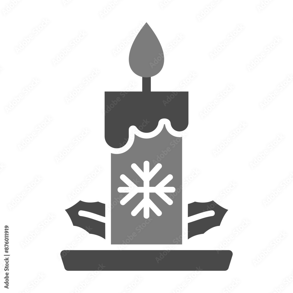 Poster candle icon