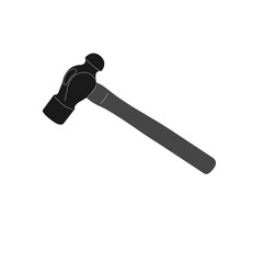 32 ounce ball peen hammer, isolated on white background