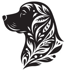 Dog silhouette