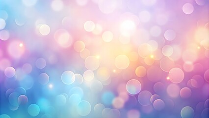 Obraz premium Pastel colorful gradient with bokeh light background