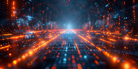 Fototapeta premium Machine Learning Architectures: Customizable Design Concept