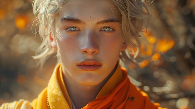 Yarilo- Appearance- a young and energetic man with light hair and shining eyes. His clothing is bright and sunny. Character- joyful and cheerful